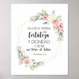 Proverbs 31 25 Póster