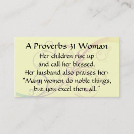 Proverbs 31 La tarjeta de llamadas de mamá florece