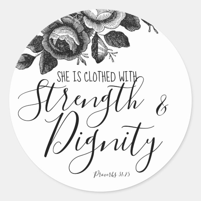 Proverbs 31 Pegatina (Anverso)
