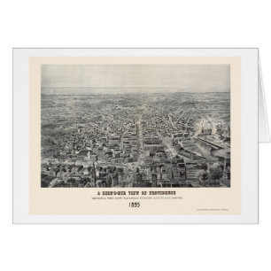 Providence, mapa panorámico de RI - 1894