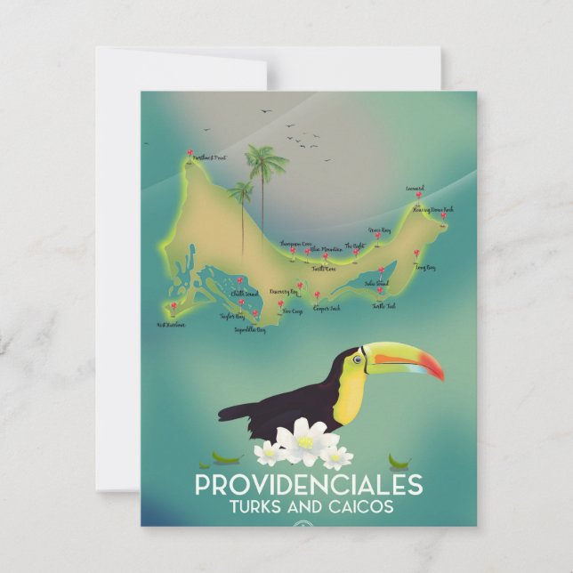 Providenciales turcas y caicos (Anverso)