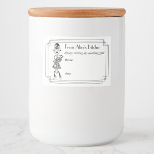 Provocando algo de buena etiqueta alimenticia