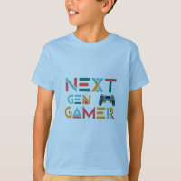 Próxima generación Gamer: Un diseño de camiseta pa