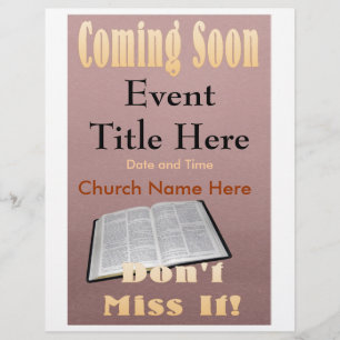 Próximamente Flyer Brown