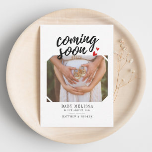 Próximamente Invitación de embarazo de niña