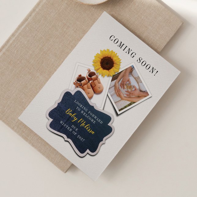 Próximamente Invitación de embarazo de niña (Subido por el creador)
