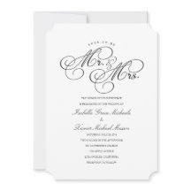 Próximamente Sr. y Sra. | Invitación a la boda