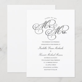 Próximamente Sr. y Sra. | Invitación a la boda