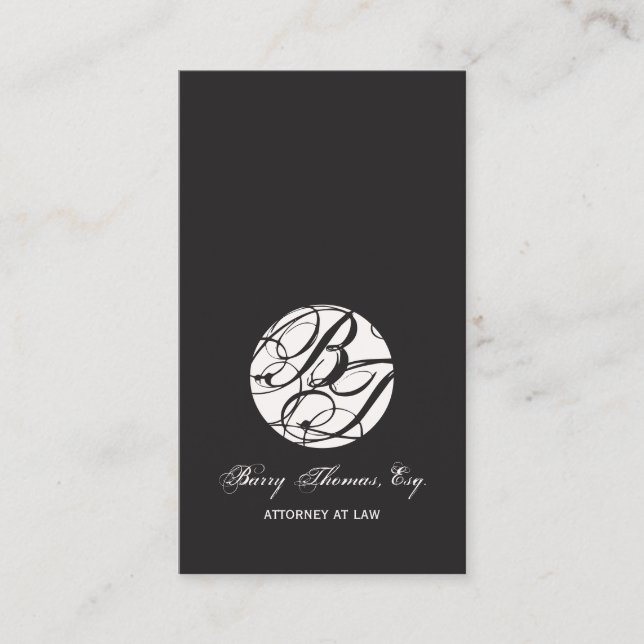 Próximas tarjetas de cita, color monograma DIY (Anverso)