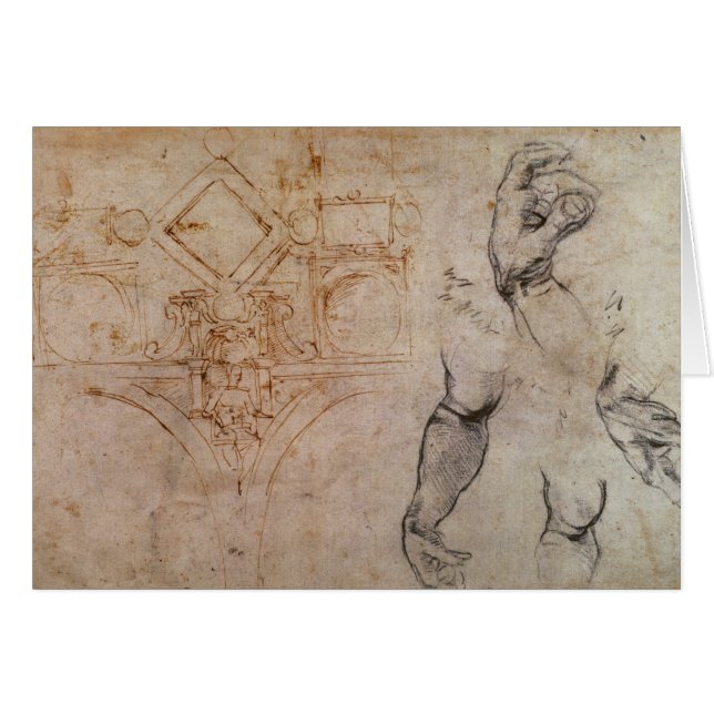Proyecte para el techo de la capilla de Sistine, (Anverso (Horizontal))