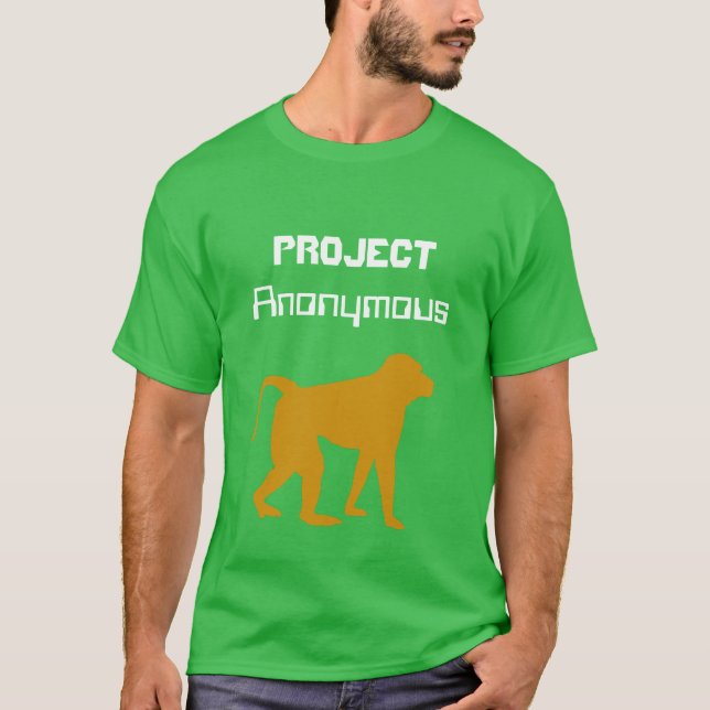 Proyecto Camiseta anónima Baboon (Anverso)