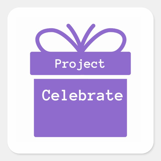 Proyecto Celebrar Calcomanía Clásica (Anverso)