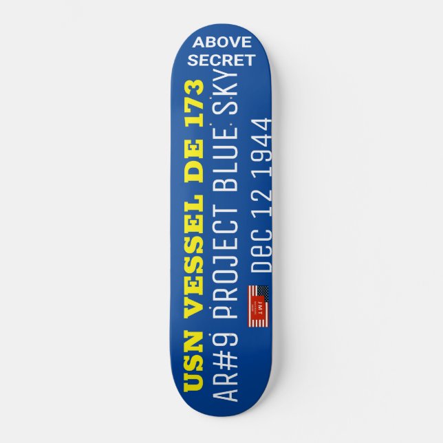 PROYECTO CIELO AZUL Skateboard (Anverso)