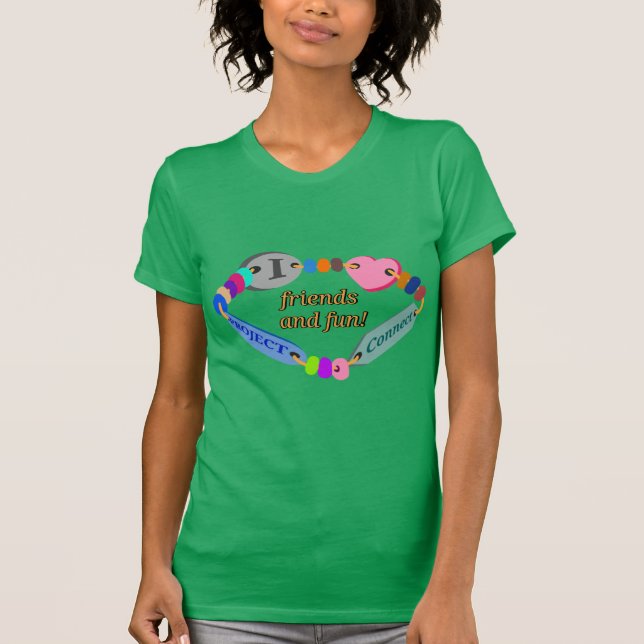 Proyecto de mujeres conecta camiseta de té prepara (Anverso)