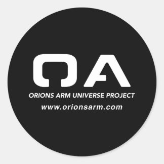 Proyecto del Universo de Orion's Arm Calcomanía Ne
