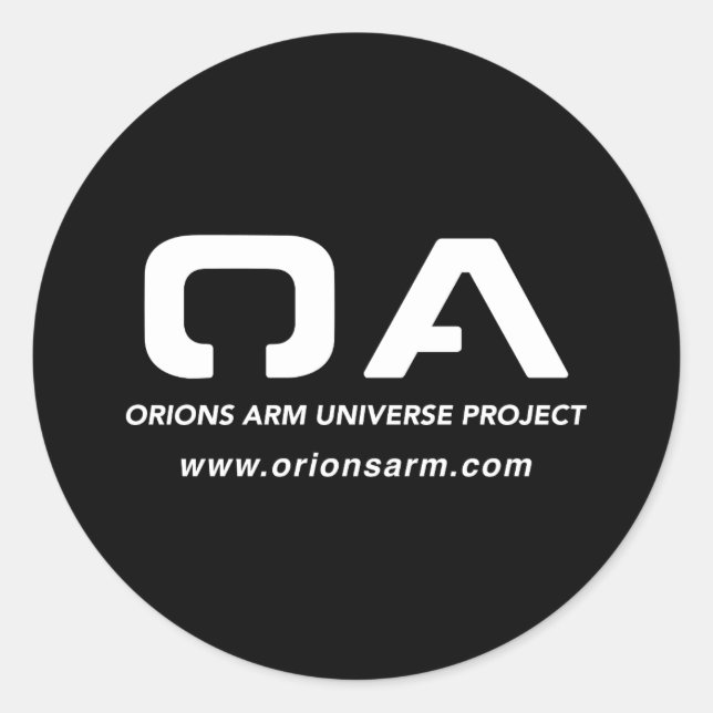 Proyecto del Universo de Orion's Arm Calcomanía Ne (Anverso)