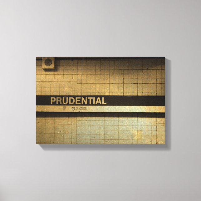 Prudencial, impresión en lienzo de Boston (Anverso)