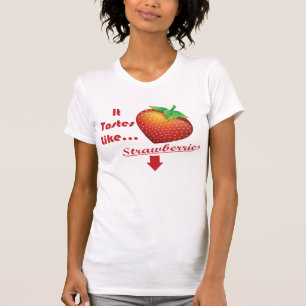 Prueba como la camiseta de las fresas