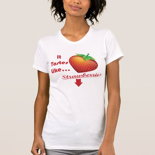 Prueba como la camiseta de las fresas (Anverso)
