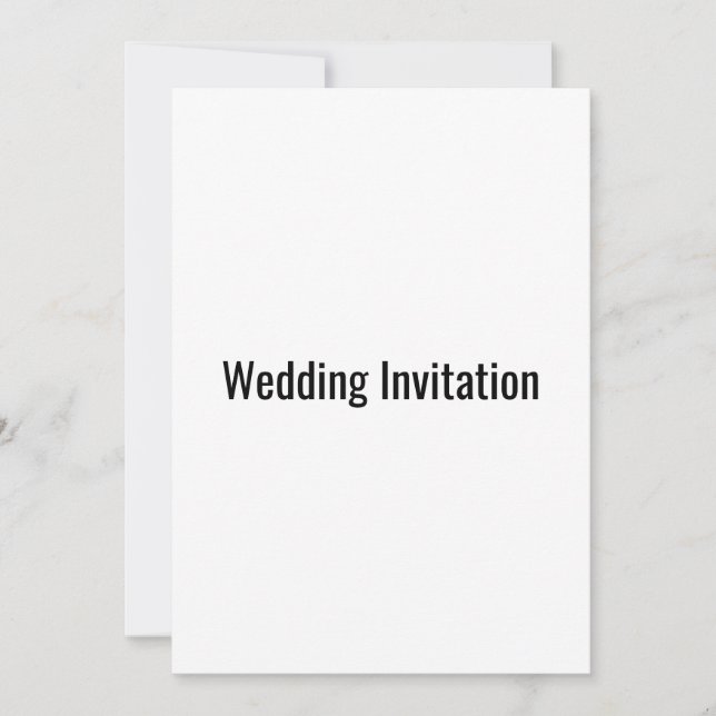 Prueba de invitación de boda (Anverso)
