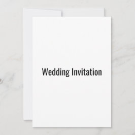 Prueba de invitación de boda