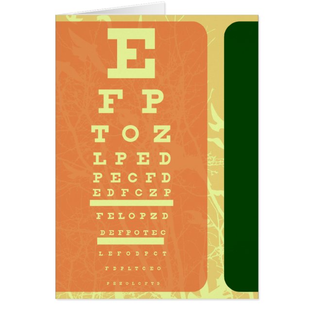 prueba de optometría de aves silhouscreen (Frente)