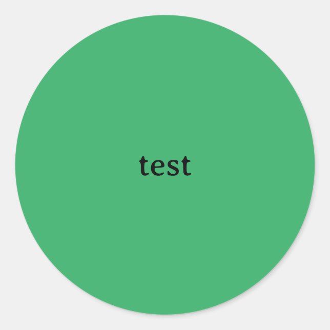 prueba de pegatina verde .co.uk (Anverso)