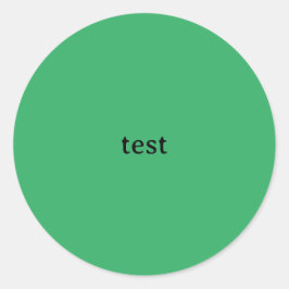 prueba de pegatina verde .co.uk