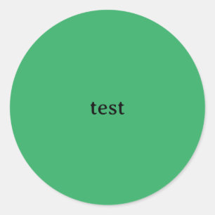 prueba de pegatina verde .co.uk