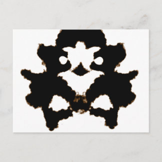 Prueba de Rorschach de una tarjeta de ranura para