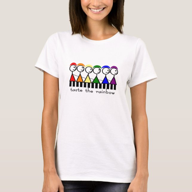 pruebe la camiseta del arco iris (Anverso)