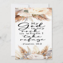 Psalm 18:2 Tarjeta de aliento