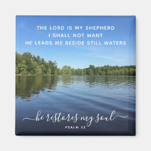 Psalm 23 Imán De Fotografía De Paisaje Inspirador