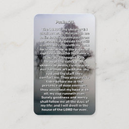 Psalm 23 Tarjeta De Oración En Memoria Del Lago Il