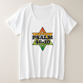 Psalm 46-10 - Camiseta de mujer talla grande