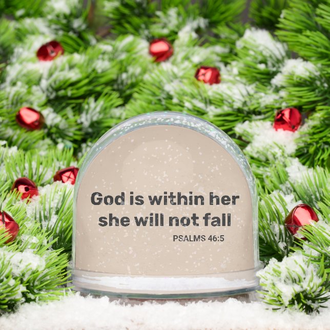 Psalms 46:5 God is within her bible verse (Navidad)