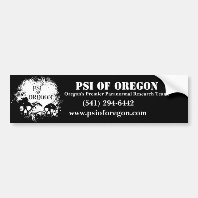 PSI de la pegatina para el parachoques de Oregon (Frente)