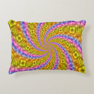 Psicodelia Abstracto Vortex Acento Almohada
