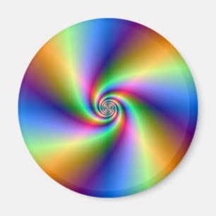 Psicodelia Cuatro Imán de Espiral Eólica