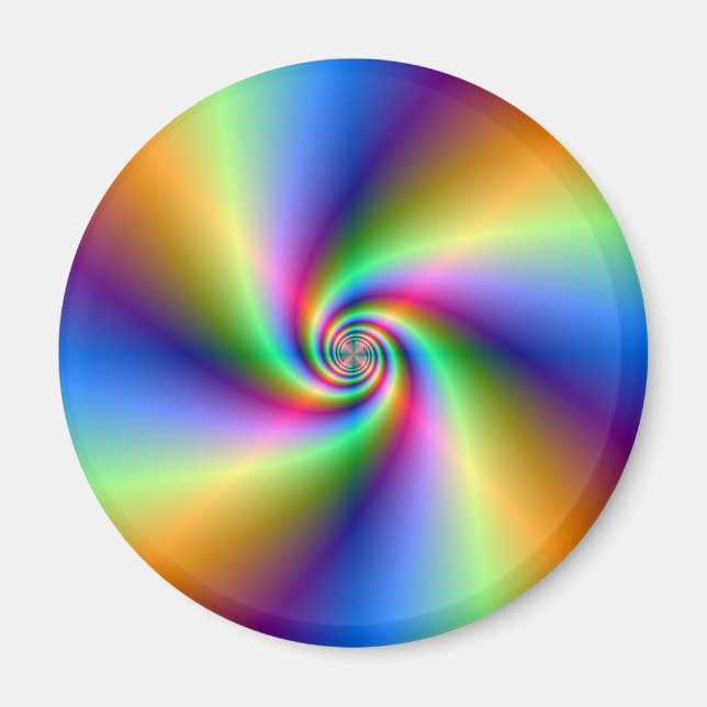 Psicodelia Cuatro Imán de Espiral Eólica (Frente)
