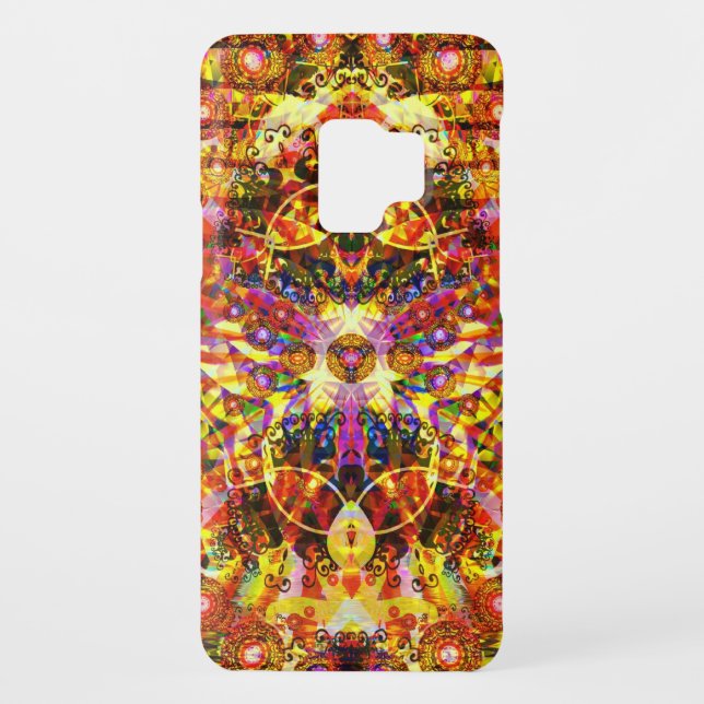 Psicodelia DMT Guay Cat Galaxy S3 Funda (Reverso)