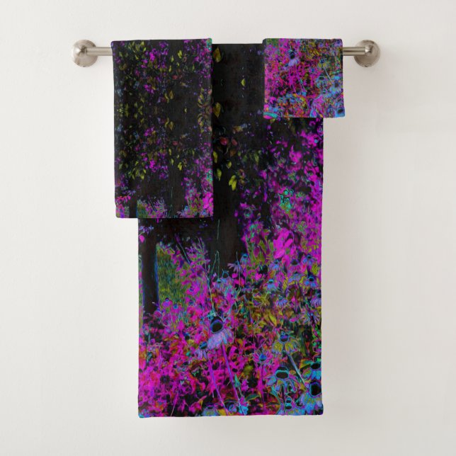 Psicodelia Rosa Caliente y Amanecer del Jardín Neg (In situ)