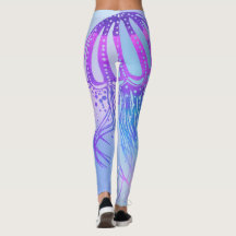 Psicodelic Jellyfish Leggings