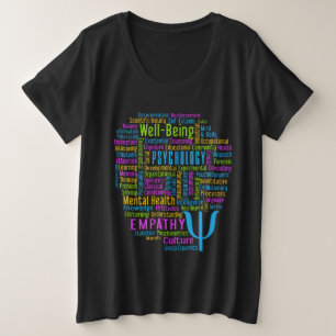 PSICOLOGÍA camisetas y chaquetas de Word Cloud