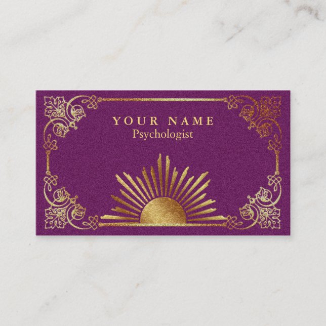 Psicología - tarjeta de visita (Anverso)