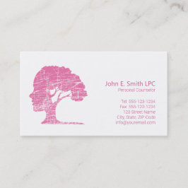 Psicólogos Tarjetas de visita Consejero personal