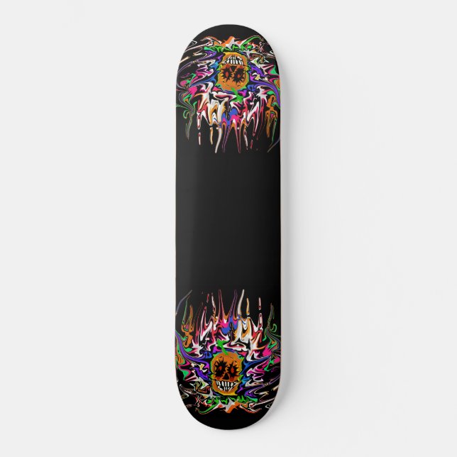 Psycho Skulls Skateboard (Anverso)