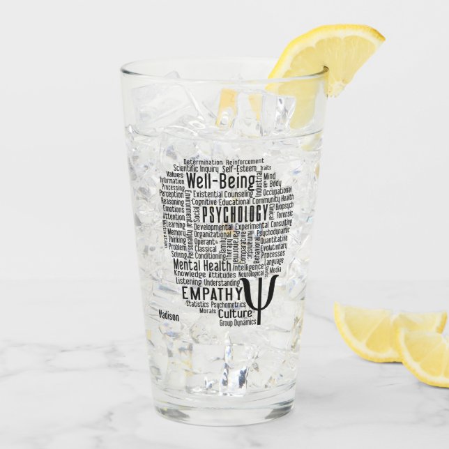 PSYCHOLOGY Word Cloud nombre personalizado (Reverso (hielo))