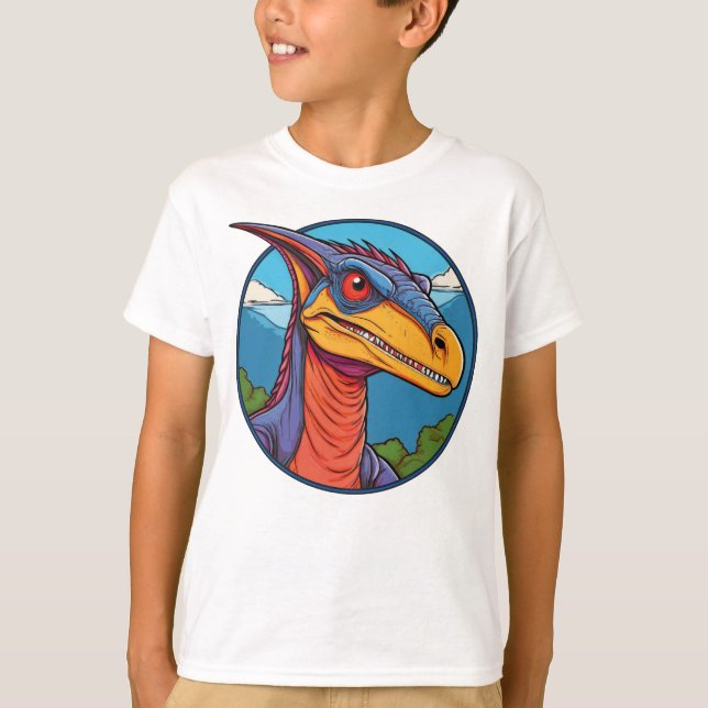 Pteranodon - Clásica camiseta de dinosaurio (Anverso)