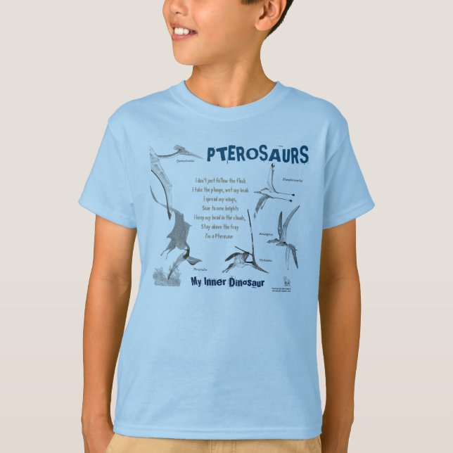 Pterosaurs mi dinosaurio interno embroma la camisa (Anverso)